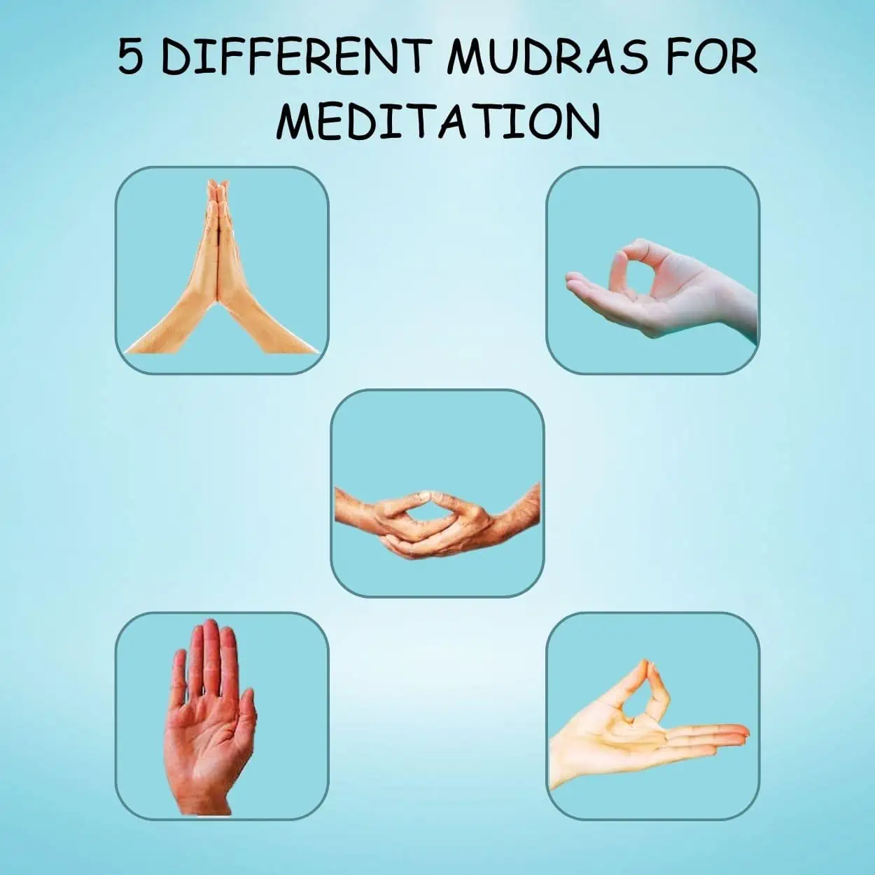 5 Different Mudras For Meditation