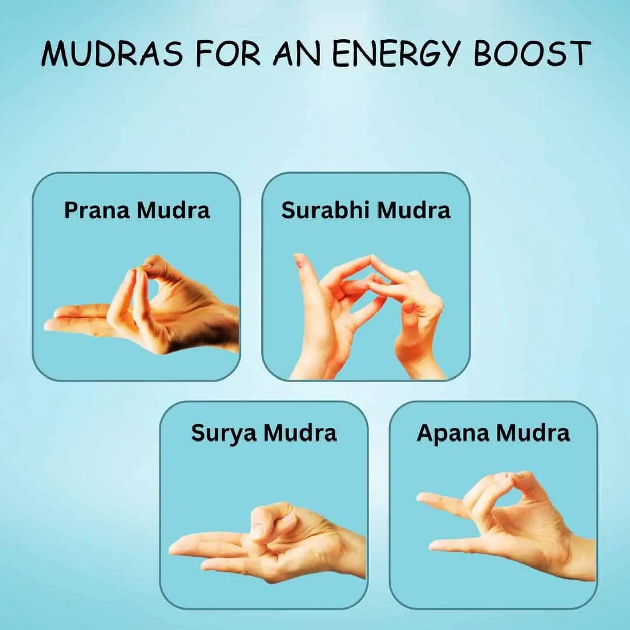 Mudras for an Energy Boost